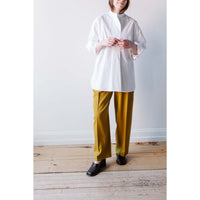 Kallmeyer Houghton Pleated Trouser in Chartreuse