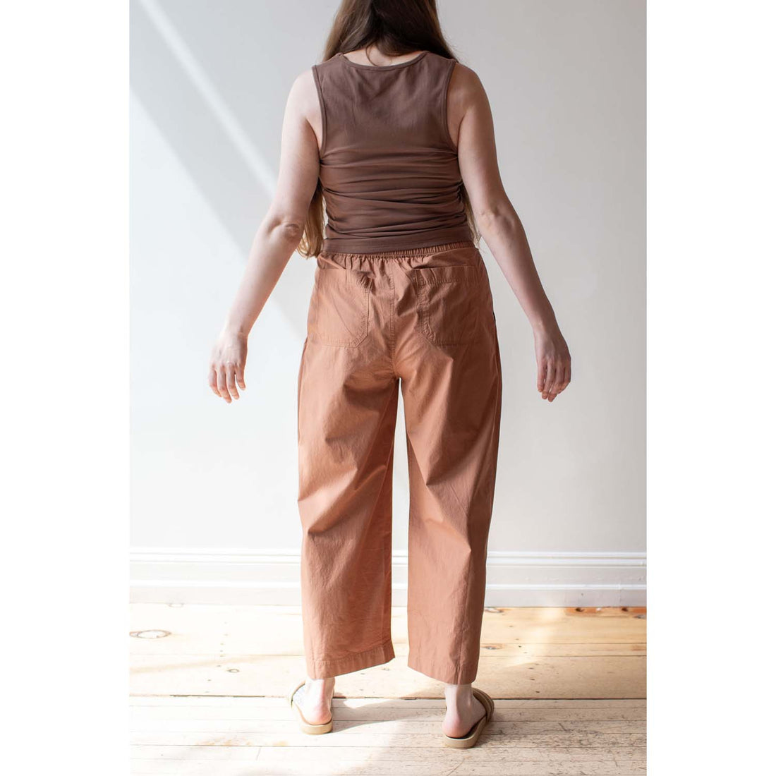 Apiece Apart Spa Pleat Pant in Deep Khaki