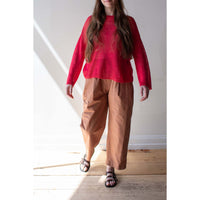 Apiece Apart Spa Pleat Pant in Deep Khaki
