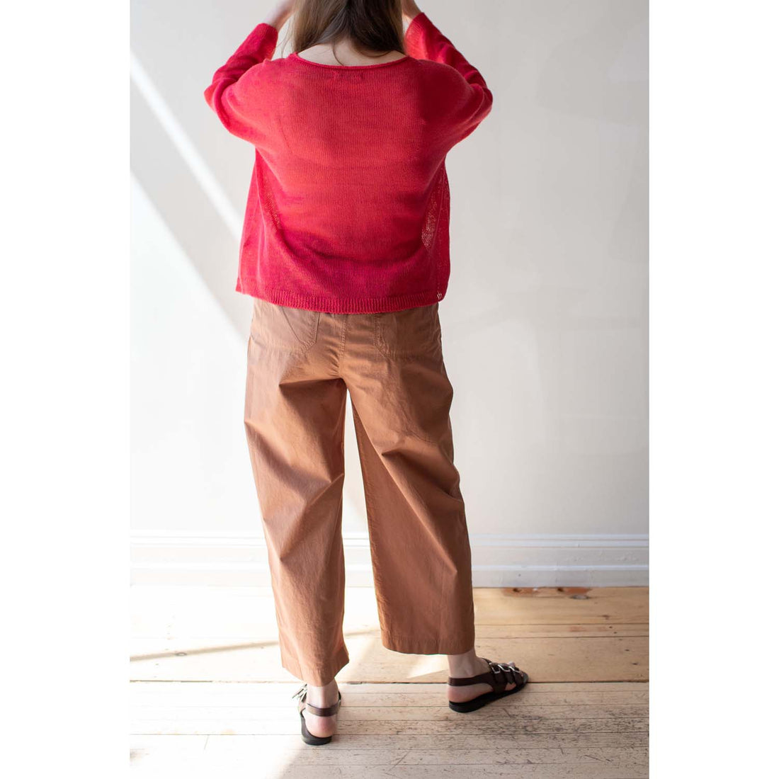 Apiece Apart Spa Pleat Pant in Deep Khaki