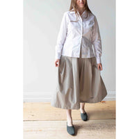 Kallmeyer Dakota Pleated Skirt in Elephant