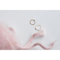 Melissa Joy Manning Small Octagon Hoops in 14k Gold