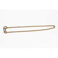 Sapir Bachar Gold Loop Clasp Necklace 24K plated SS