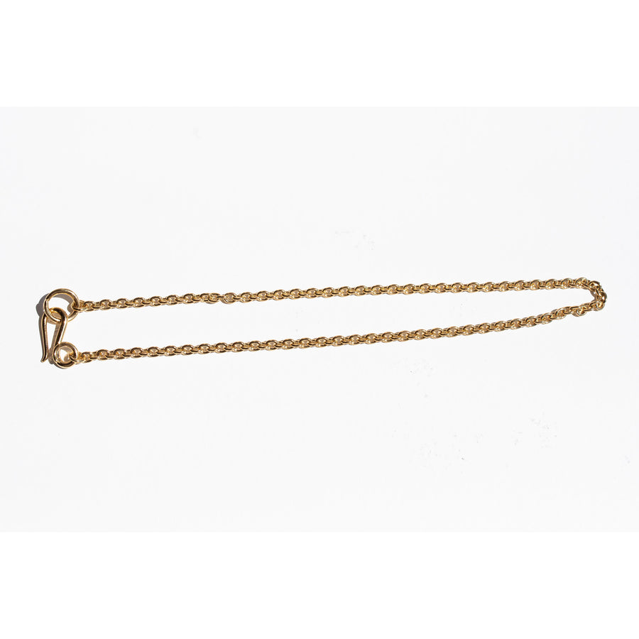 Sapir Bachar Gold Loop Clasp Necklace 24K plated SS