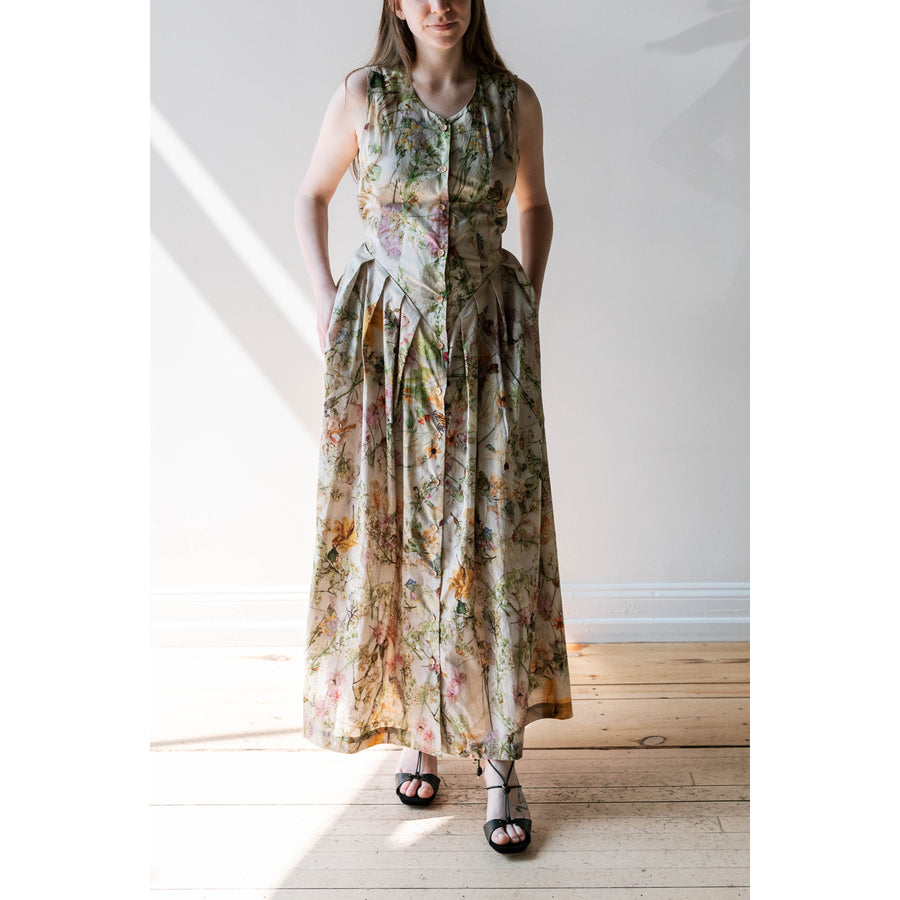 Anntian Dress in Print F – Pressed Flowers