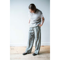 Sayaka Davis Belted Tucked Trousers in Concrete