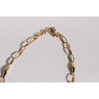 Sapir Bachar Gold Figurine Rectangle Necklace