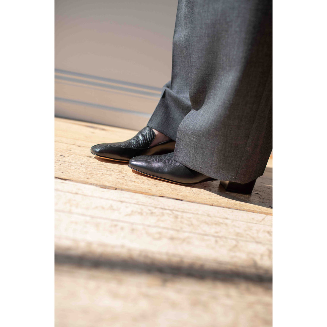 Studio Nicholson Acuna Pant in Slate Melange