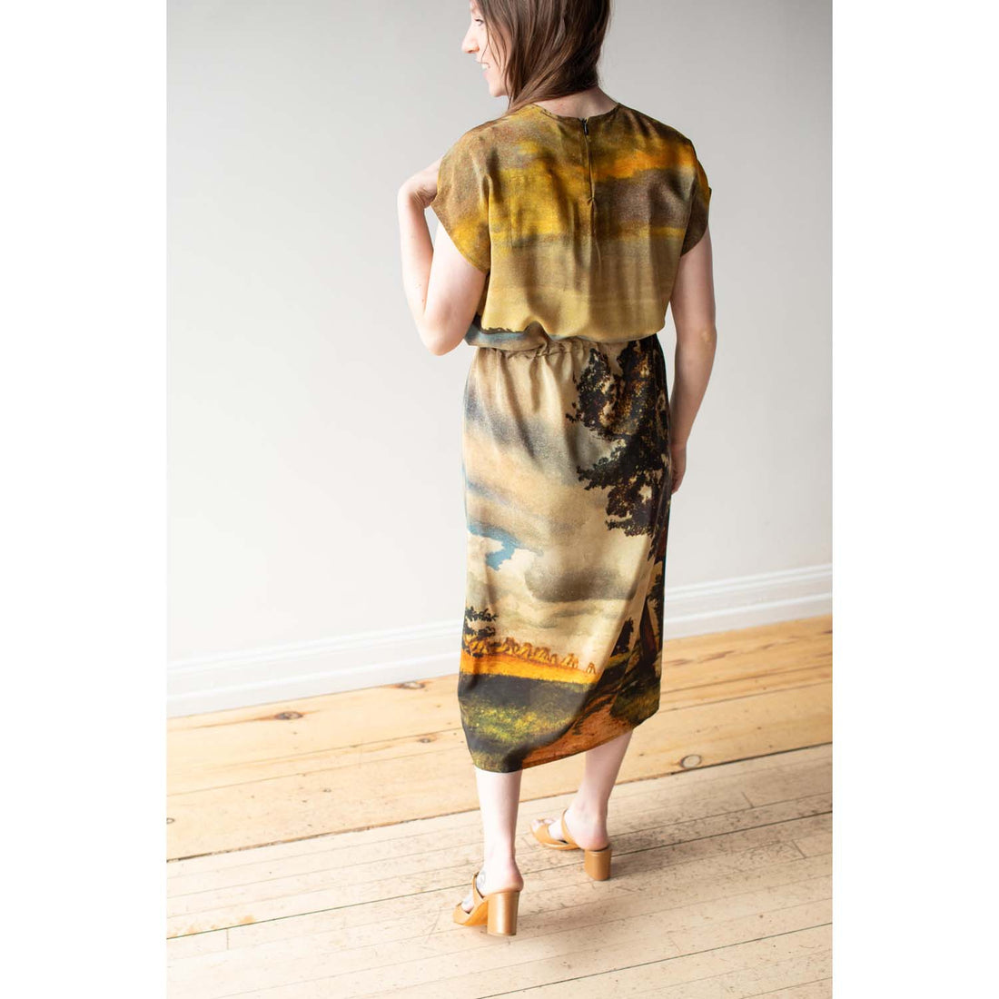 Anntian Simple Dress in Print G