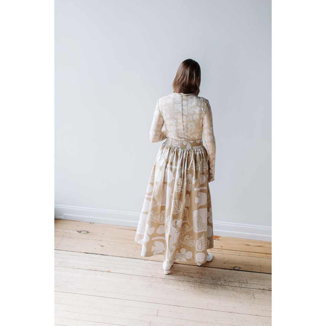 Rodebjer Taemoo Print Skirt in Linen