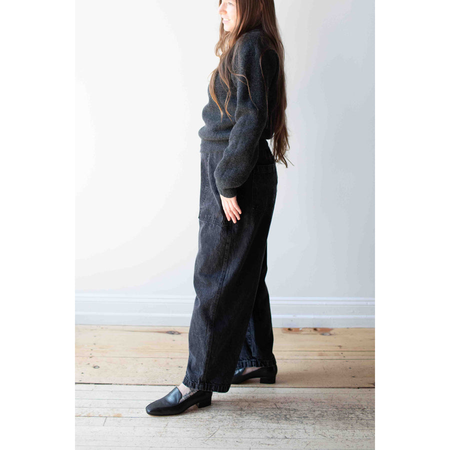 Shaina Mote Painter Pant in Washed Black