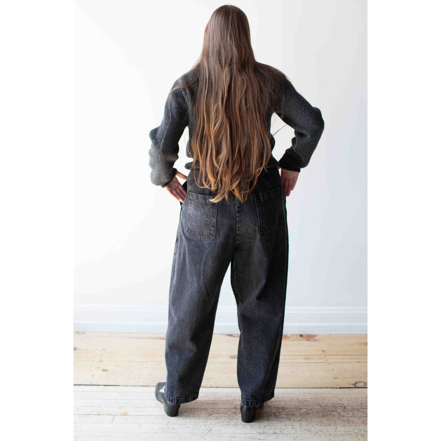 Shaina Mote Painter Pant in Washed Black