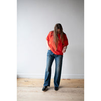 Chimala 13.5oz Selvedge Denim Monroe Cut in Dark Distress