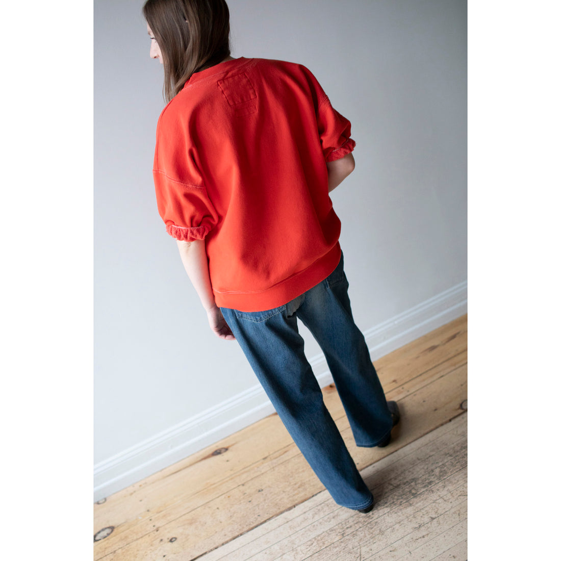 Rachel Comey Stanza Sweatshirt in Tomato