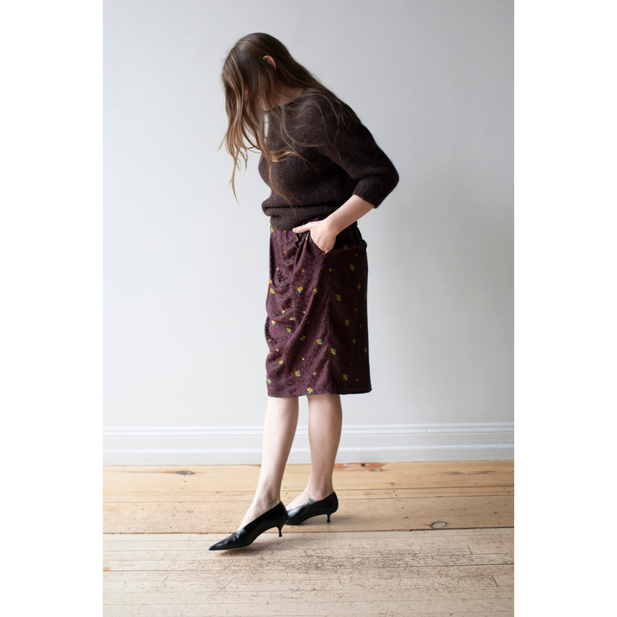 Le Monde Béryl Babouche Kitten Heel in Black