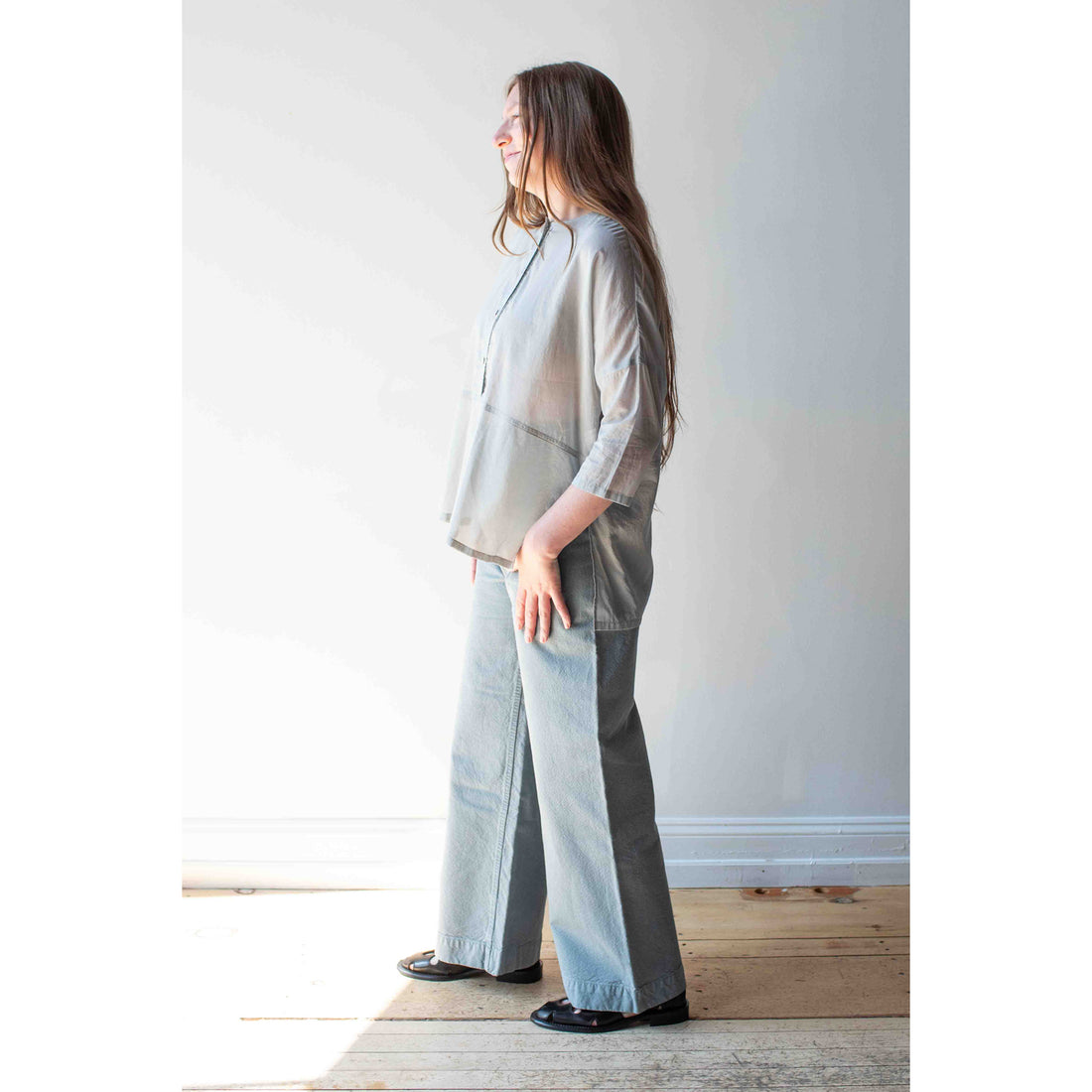 jesse kamm tobacco sailor Ranger Pant In on Garmentory 36.5 at high waist Sailor Pants - Dark Blue