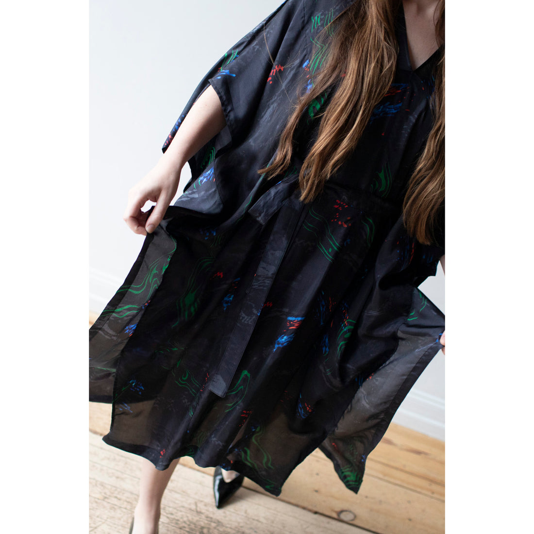 Henrik Vibskov Uncut Kaftan in Dark Fireworks