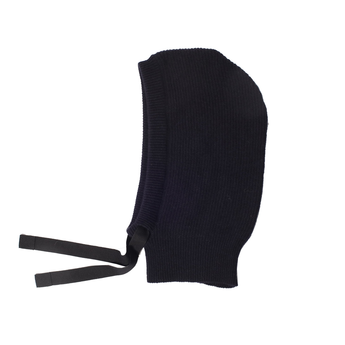 MHL.Knitted Hood in Dark Navy Lambswool