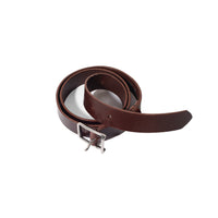 MHL. Keeper Buckle Belt in Dark Brown Leather