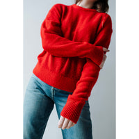 Apiece Apart Softest Tissue Weight Sweater in Red