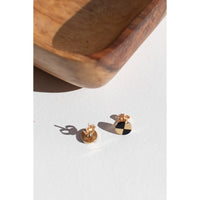 Ursa Major Ray Studs 10K Yellow Gold With Onyx