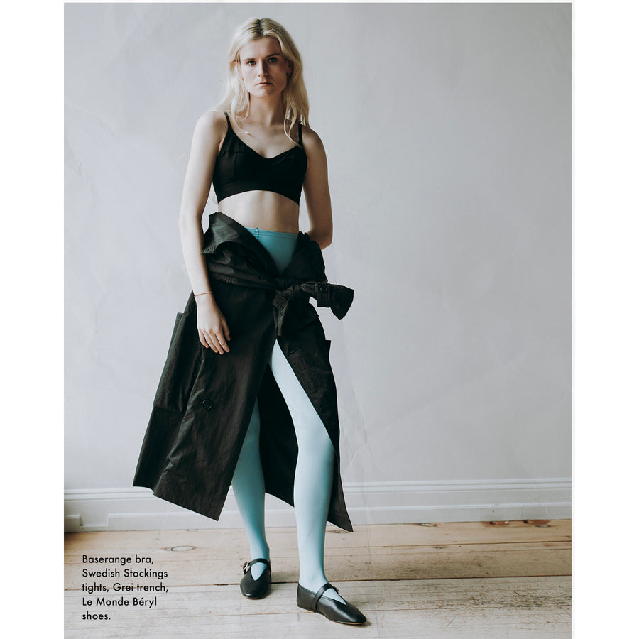 Swedish Stockings Olivia Premium Tights in Sky Blue