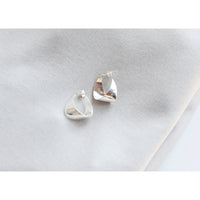 Fay Andrada Aleta Hoops in Silver