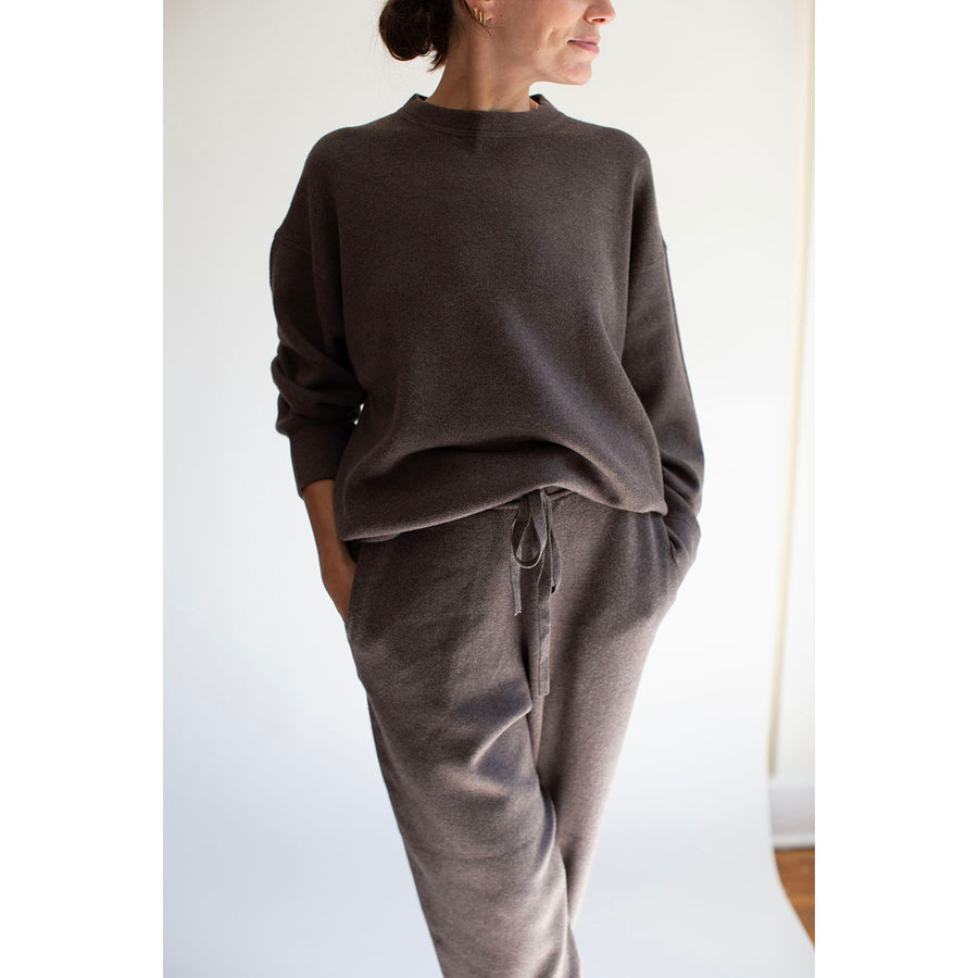 Sayaka Davis Knit Sweatpants in Brownie