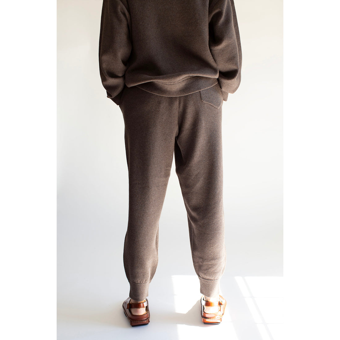 Sayaka Davis Knit Sweatpants in Brownie