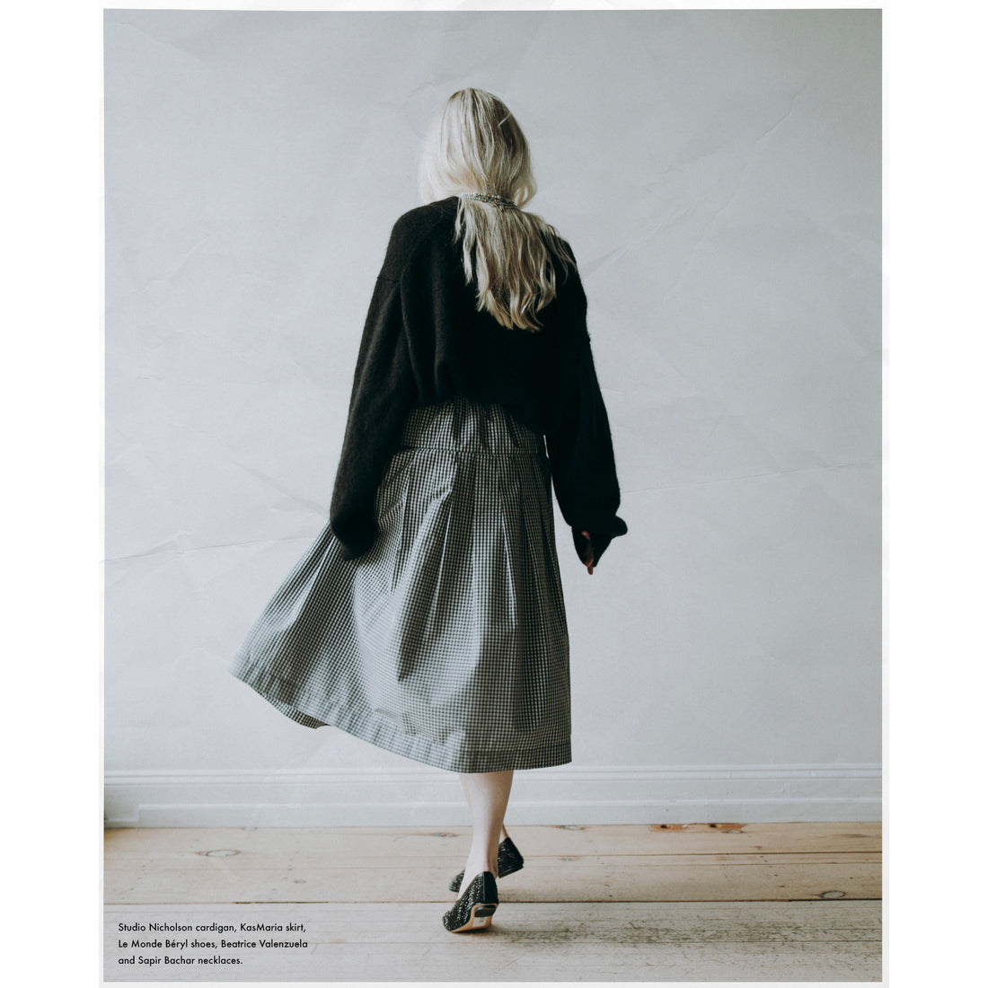 Studio Nicholson Trey Cardigan in Black