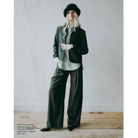 Kallmeyer Iman Shrunken Blazer in Navy Houndstooth