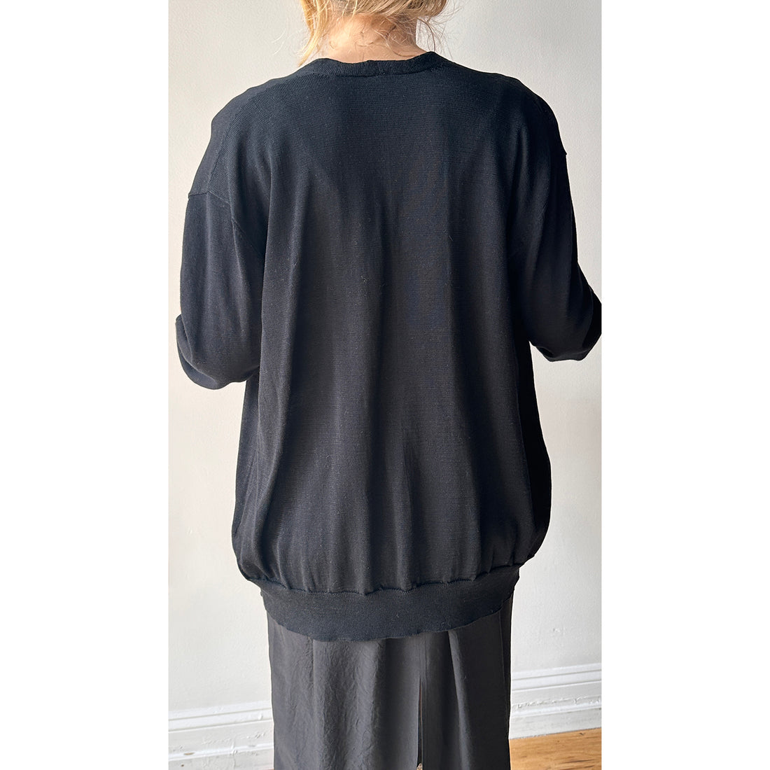 Lauren Manoogian Veil Cardigan in Black