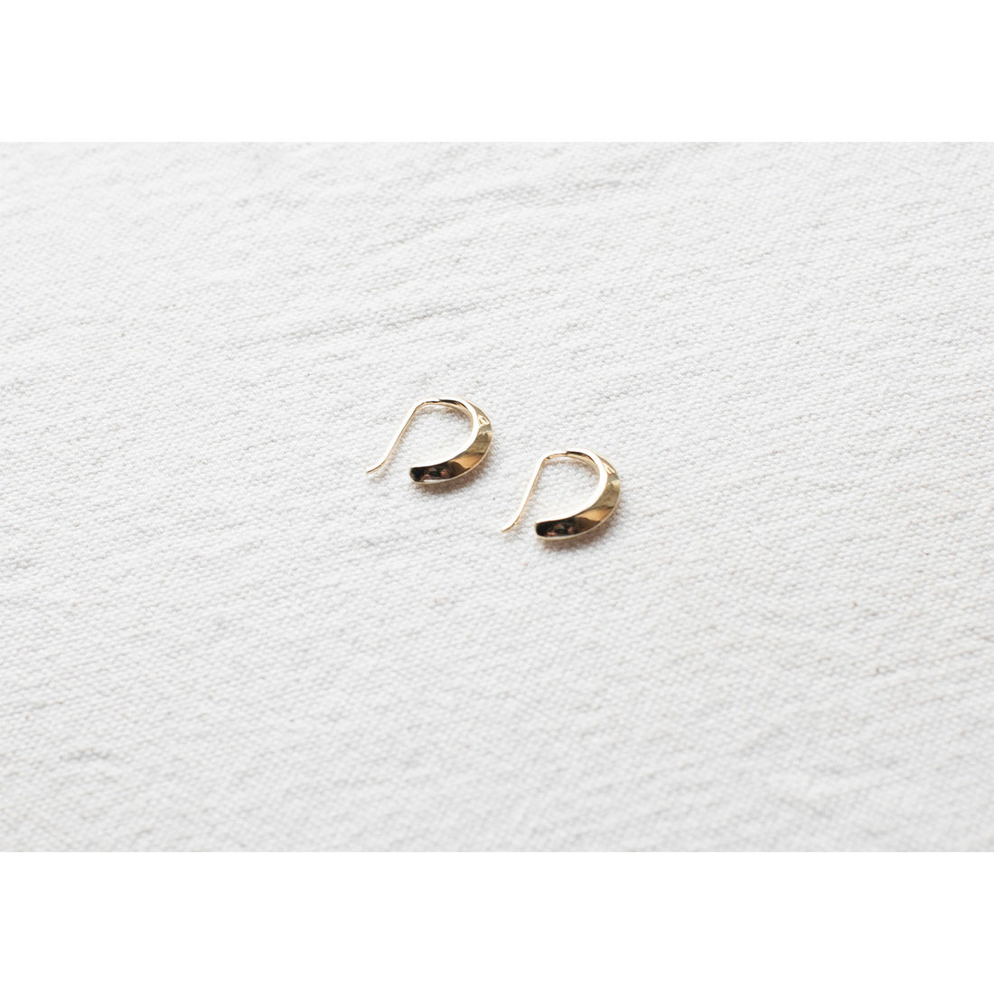 Fay Andrada Selka Petite Hoops in Gold Vermeil