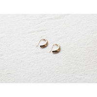 Fay Andrada Selka Petite Hoops in Gold Vermeil