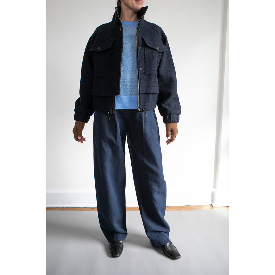 Apiece Apart Mirabelle Trouser in Indigo