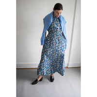 Apiece Apart Bali Tank Dress in Florette Blue