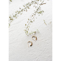 Fay Andrada Selka Petite Hoops in Gold Vermeil