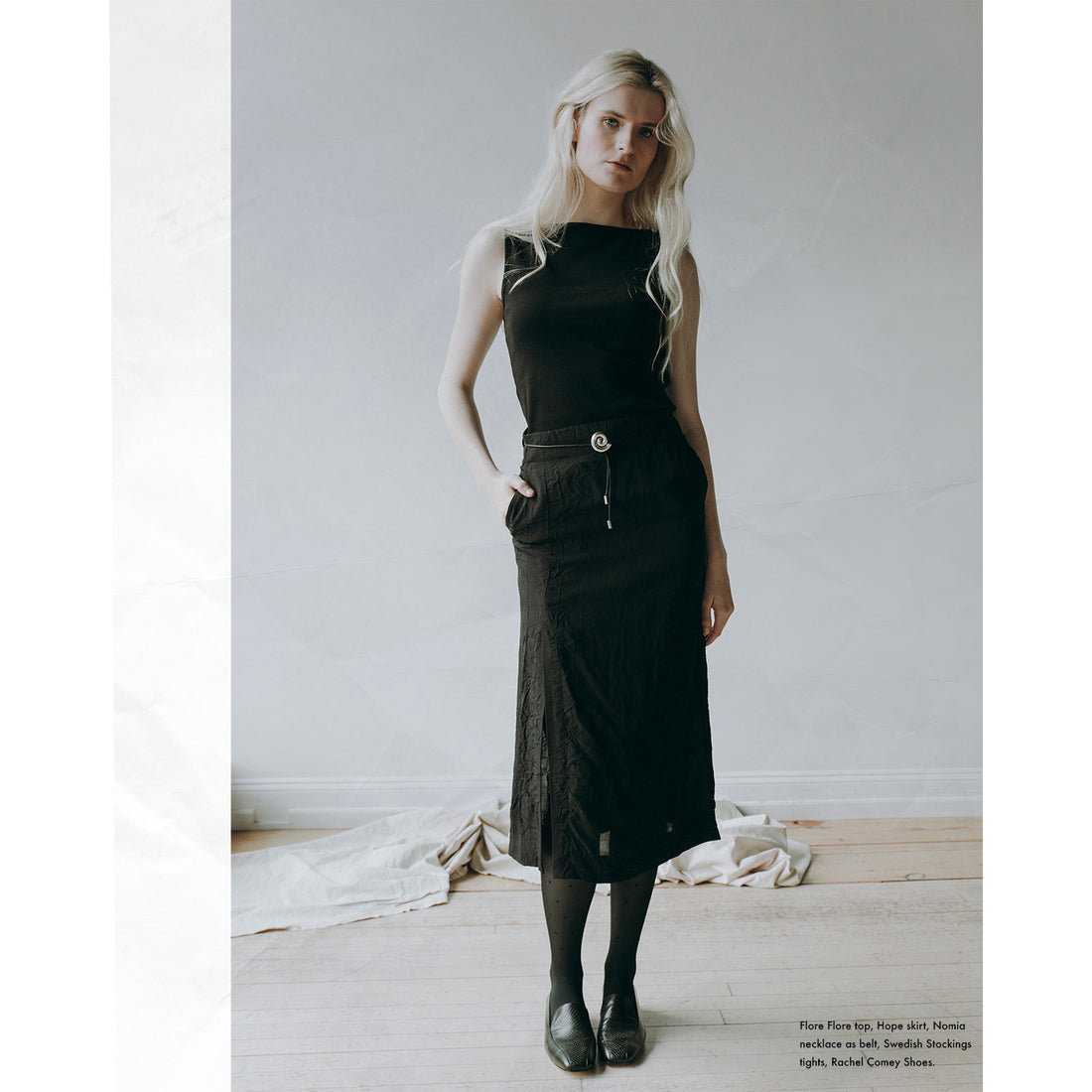 Flore Flore Timmi Tank in Black