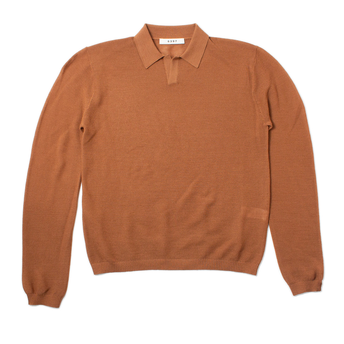 6397 Garter Polo in Tabacco