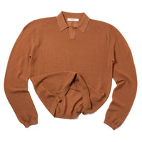 6397 Garter Polo in Tabacco