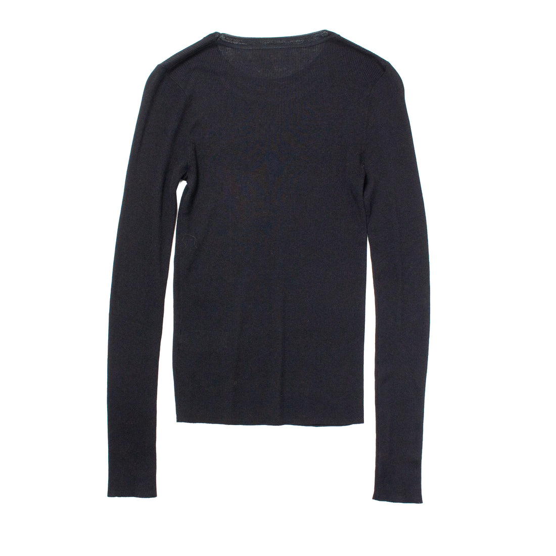 6397 L/S Heirloom T in Black