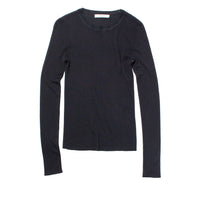 6397 L/S Heirloom T in Black