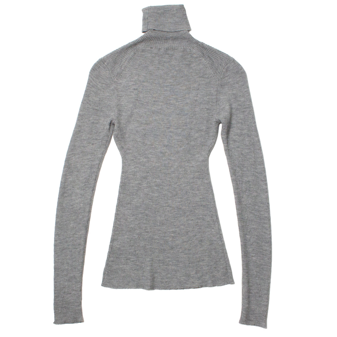 6397 Ribbed Turtleneck in Iron