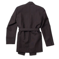 6397 Tailored Robe Blazer in Ebony