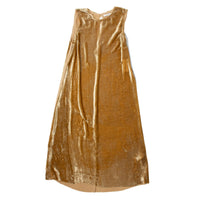 6397 Selvedge Shift Dress in Gold