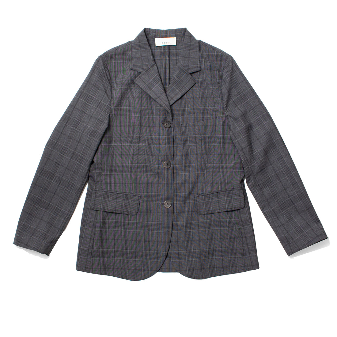 6397 Relaxed Sporting Coat in Grey Check