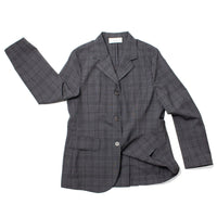 6397 Relaxed Sporting Coat in Grey Check