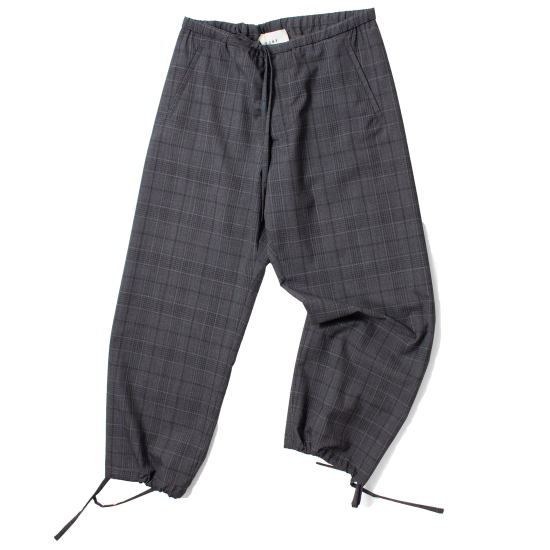 6397 String Trouser in Grey Check