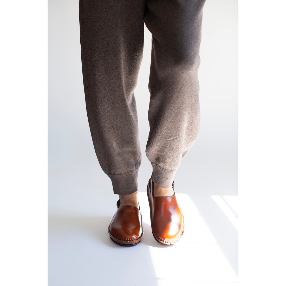 Sayaka Davis Knit Sweatpants in Brownie