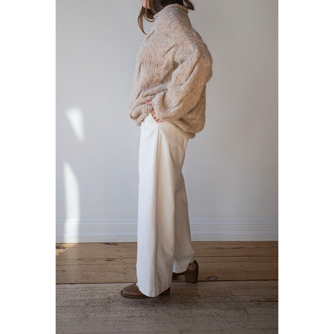 Lauren Manoogian Worn Gallery Pants in Chalk